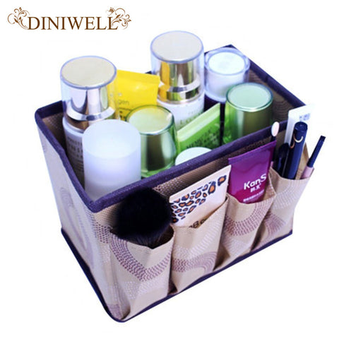 Large Capacity Foldable Multifunction Make Up Cosmetics Storage Box