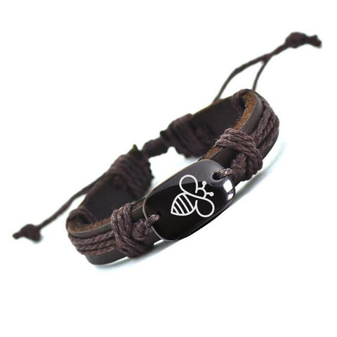 Arrival Lovely Bee Leather Bracelet House Best Selling Handmade Bracelets f