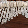 DIY Ivory Cream Black Trim Cotton