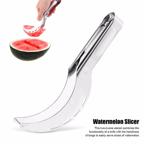 Stainless Steel Watermelon Slicer Cutter Knife Corer Fruit Vegetable