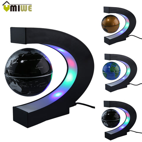 Fashion Home Decoration LED Floating Tellurion C Shape Magnetic Levitation