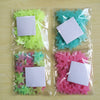 100pcs 3D Stars Glow In Dark Luminous Fluorescent Plastic Wall Sticker