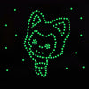 100pcs 3D Stars Glow In Dark Luminous Fluorescent Plastic Wall Sticker