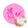 Lovely Bird Fondant 3D Molds, Silicone Mold ,Soap, Candle Moulds, Sugar Craft tools, Chocolate Moulds