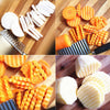 Vegetable Cutter Stainless Steel Potato Wavy Edged Cutter