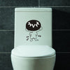 1pcs Bathroom Wall Stickers Toilet Home