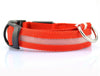 Nylon LED Pet Dog Collar,Night Safety Flashing Glow
