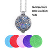 Aroma Diffuser Necklace Open Antique Vintage Lockets Pendant Perfume Essential Oil Aromatherapy Locket Necklace