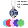 Aroma Diffuser Necklace Open Antique Vintage Lockets Pendant Perfume Essential Oil Aromatherapy Locket Necklace