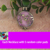 Aroma Diffuser Necklace Open Antique Vintage Lockets Pendant Perfume Essential Oil Aromatherapy Locket Necklace
