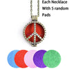 Aroma Diffuser Necklace Open Antique Vintage Lockets Pendant Perfume Essential Oil Aromatherapy Locket Necklace