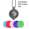 Aroma Diffuser Necklace Open Antique Vintage Lockets Pendant Perfume Essential Oil Aromatherapy Locket Necklace