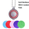 Aroma Diffuser Necklace Open Antique Vintage Lockets Pendant Perfume Essential Oil Aromatherapy Locket Necklace