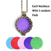 Aroma Diffuser Necklace Open Antique Vintage Lockets Pendant Perfume Essential Oil Aromatherapy Locket Necklace