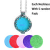 Aroma Diffuser Necklace Open Antique Vintage Lockets Pendant Perfume Essential Oil Aromatherapy Locket Necklace