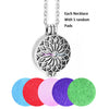 Aroma Diffuser Necklace Open Antique Vintage Lockets Pendant Perfume Essential Oil Aromatherapy Locket Necklace