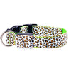 Fashion Leopard LED Dog Collar Flashing
