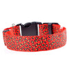 Fashion Leopard LED Dog Collar Flashing