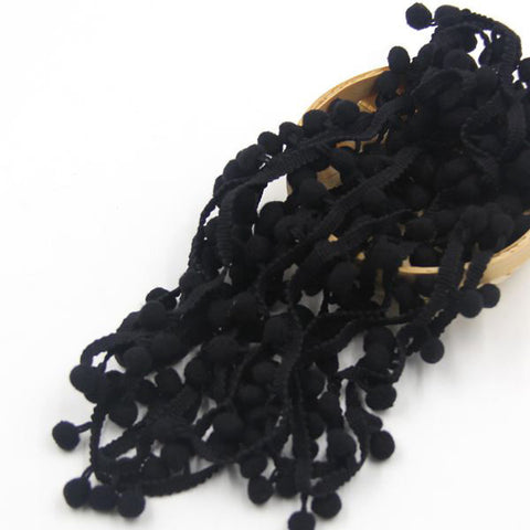5Yards/Lot  Hot Sale 10MM Pom Pom Trim Ball Fringe Ribbon