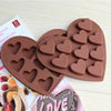 Lovely Heart Shape Silicone Cake Mold DIY Chocolate Soap Molds Sugar Craft Cake Decorating Tools Form for Cakes