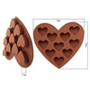 Lovely Heart Shape Silicone Cake Mold DIY Chocolate Soap Molds Sugar Craft Cake Decorating Tools Form for Cakes