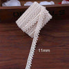 DIY Ivory Cream Black Trim Cotton