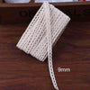 DIY Ivory Cream Black Trim Cotton