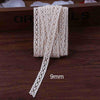 DIY Ivory Cream Black Trim Cotton