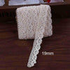 DIY Ivory Cream Black Trim Cotton