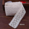 DIY Ivory Cream Black Trim Cotton