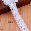 DIY Ivory Cream Black Trim Cotton