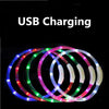 Rechargeable Flashing Night Dog Collars USB luminous pet collar led light