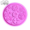 Beautiful Steampunk Gears Cake Mold Fondant Mould Chocalate Mould Soap Mold Confeitaria Pastry Candy Sugar Jelly Pudding Decor