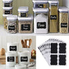 Fancy Black Board Kitchen Jam Jar Label Labels Stickers