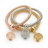 Bracelets Bangles Jewelry Gold Color Chain Bracelet Round Hollow Charm Bracelets For Women