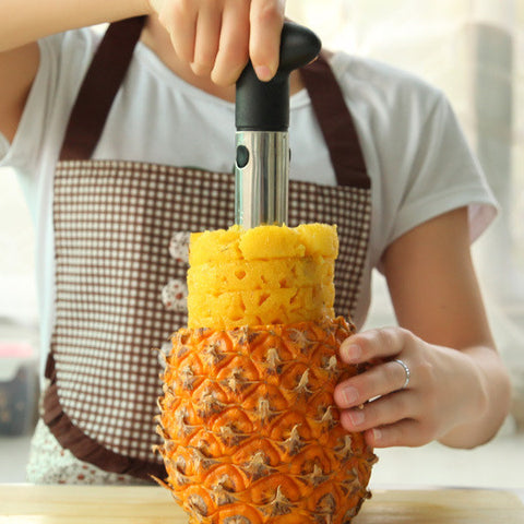 Stainless Steel Fruit Pineapple Corer Slicers Peeler Parer Cutte
