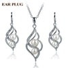 TOUCHEART Simulated Pearl Indian Wedding Jewelry Sets for Women Bridal Crystal Gold color Earrings Statement Necklaces