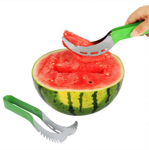 1 PCS party supply Stainless Steel Cut Fruit Watermelon Cutter Fast Slicer Smart Kitchen Cutting Tool
