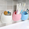 Practical New Cute Eggs Design Toothbrush Sucker Holder Suction Hooks Cup Organizer