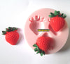 Strawberry silicone mold soap fondant candle molds sugar craft tools chocolate mould moulds silicone molds for cakes