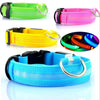Nylon LED Pet Dog Collar,Night Safety Flashing Glow