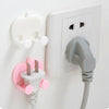 Ouneed Kitchen organizer Storage Holders & Racks Multifunction Finishing Plug Holder Sticky Hooks