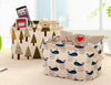 Cute Printing Cotton Linen Desktop Storage Organizer