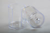 Two-layer Acrylic Portable Round Container Storage Case Make up Cotton