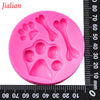 DIY Liquid silicone cake mold baking double sugar tool mould pet toys chocolate die hand soap die dog a bone