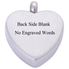 Heart Personalized Cremation Neckalce Angel Wing Memorial  Pendant Ashes Urn