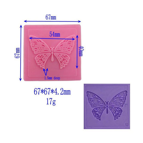 3d Mold Silicone Mold Soap Butterfly Form Fondant Candy Chocolate Ice Cake - Fondant Sugar Sugarcraft Cake Decor baking tools