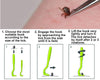 Tick Twister Remover Hook Tool For Human Pet Dog Horse Cat Health 2 Sizes/set Pets Accessories