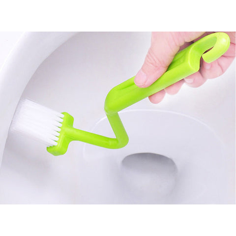 Shaped Toliet Brushes Cleaning Kitchen Side Corners Curved